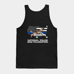 NPDF and blue stripe Tank Top